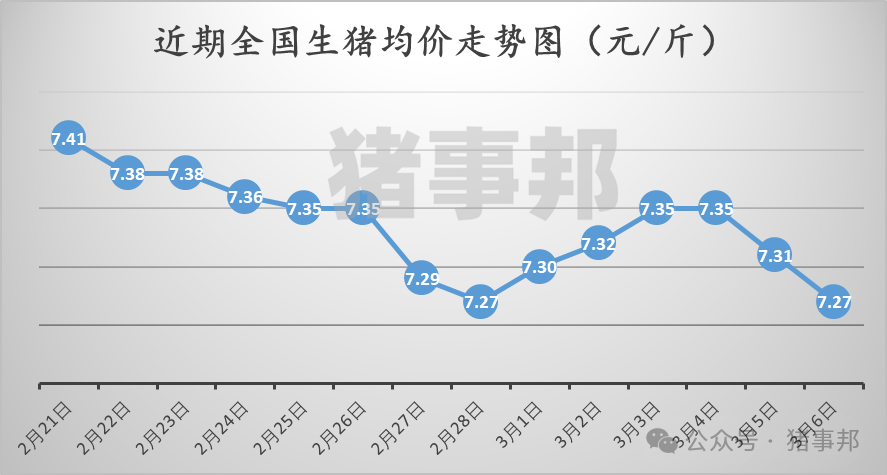 3月6日猪价汇总（主线稍弱，北方惜售情绪增强！）